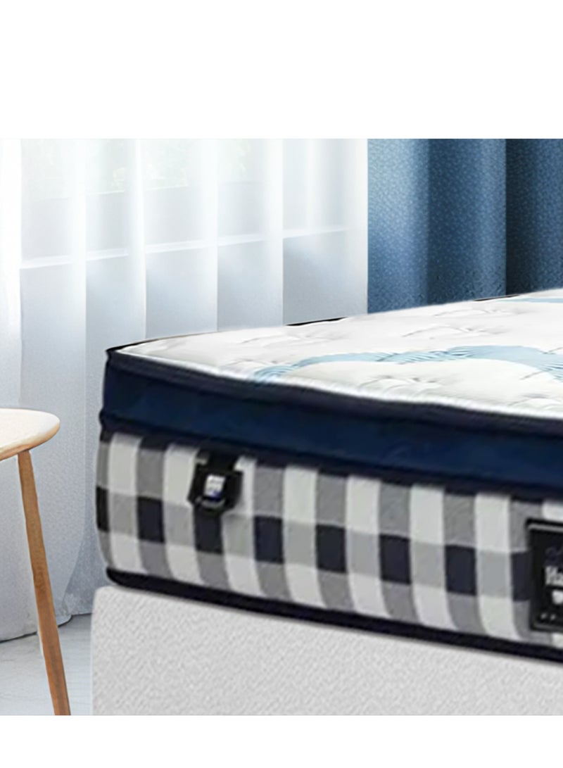 Back Care Harmony Orthopedic Mattress, Pocket Springs + Cooling Gel Layer, Medium Firm Comfort, Breathable Anti-Bacterial Quilted Cover, Ideal for Spinal Support, Pain Relief, Motion Isolation, Natural Ventilation, Size 200x200 cm - Image 3