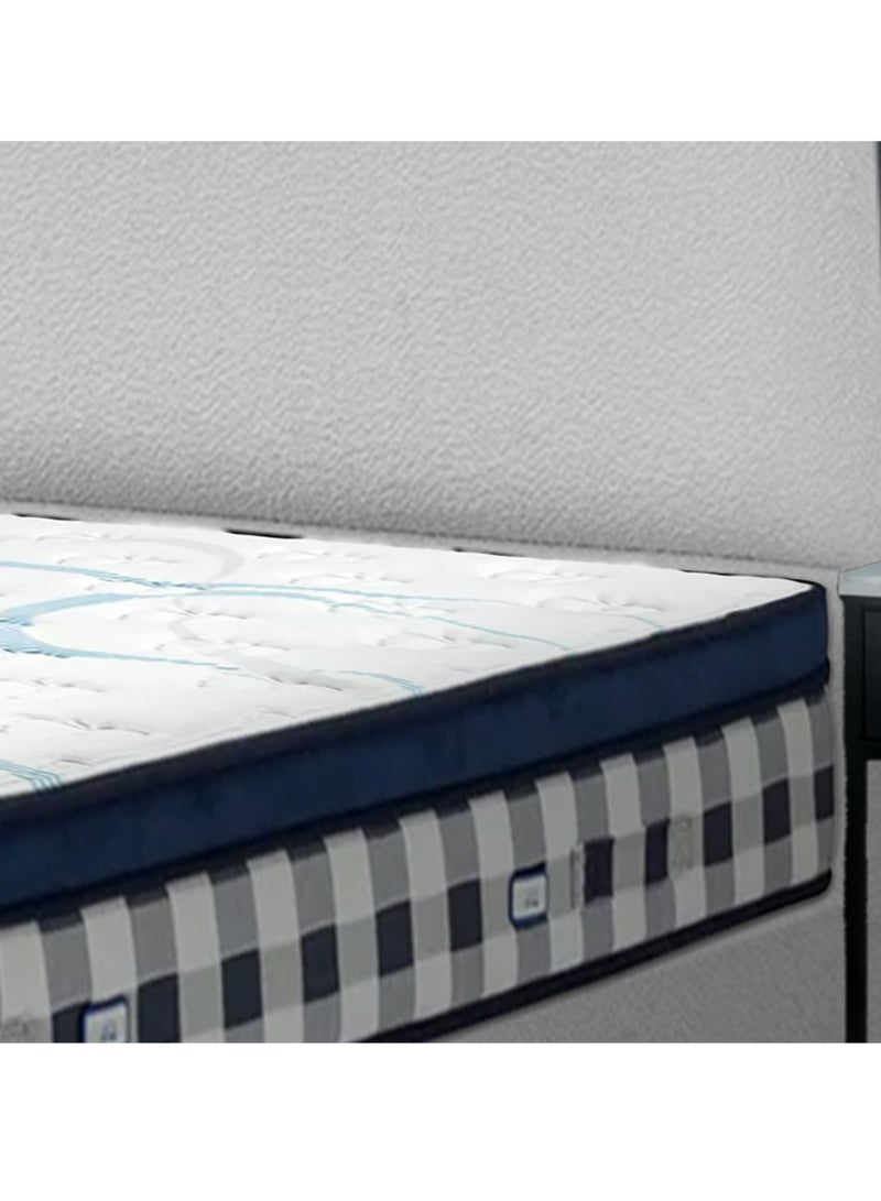 Back Care Harmony Orthopedic Mattress, Pocket Springs + Cooling Gel Layer, Medium Firm Comfort, Breathable Anti-Bacterial Quilted Cover, Ideal for Spinal Support, Pain Relief, Motion Isolation, Natural Ventilation, Size 200x200 cm - Image 4