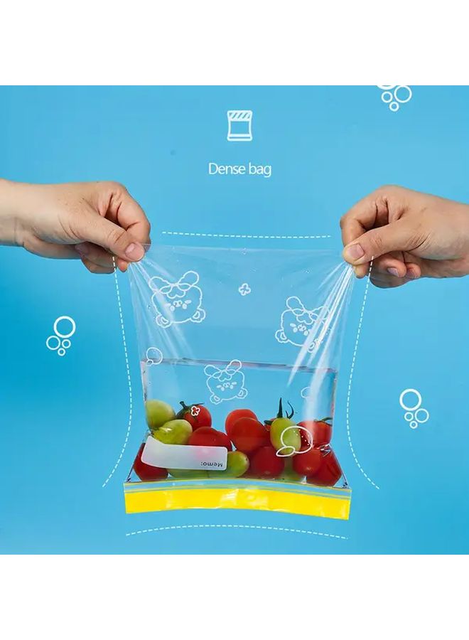 40PCS Reusable Thickened Self Sealing Food Storage Bags For Refrigerator Freshness - Image 2