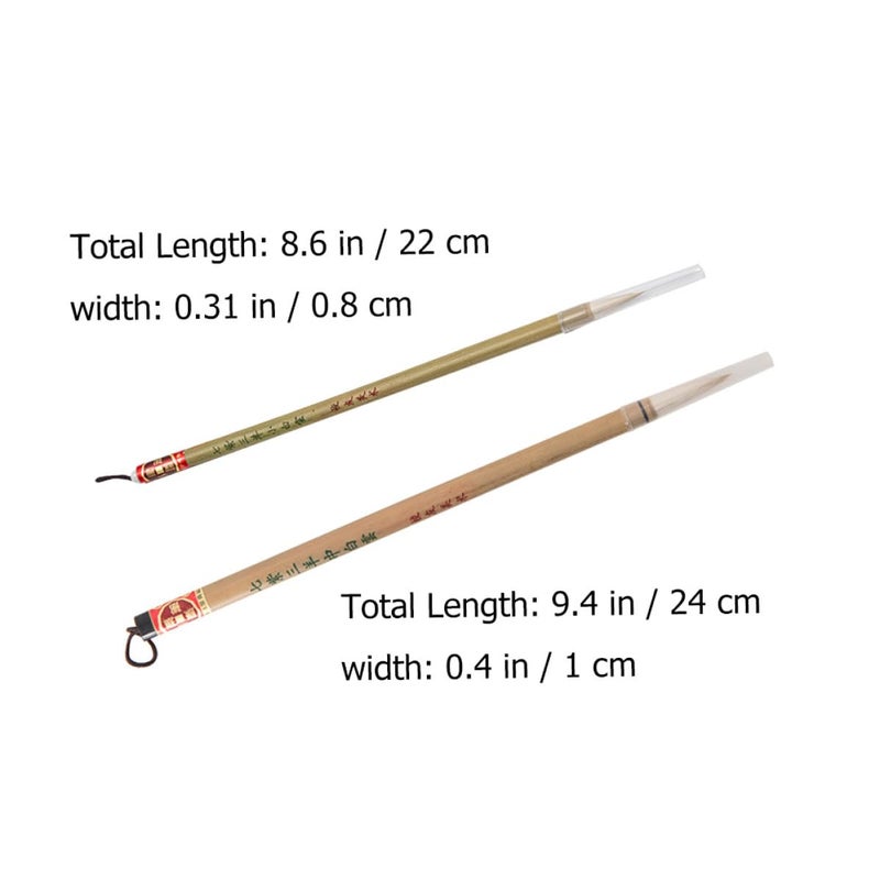Ceramic Painting Brushes Set Medium Small White Cloud Hair Watercolor Liner Craft Art - Image 3