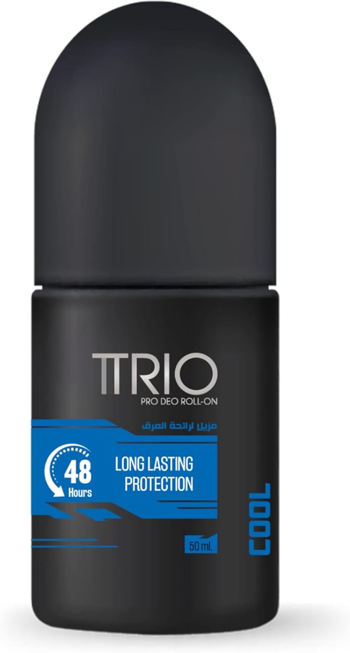Trio Cool Roll on Deodorant for Men, 50 ml