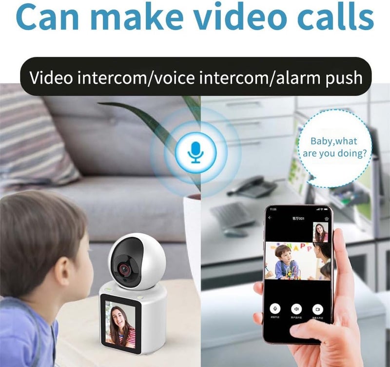 Generic Full HD WIFI Video Calling PT Camera with One-Click Call, Anthropomorphic Detection, and Infrared Night Vision via Mobile App  - Image 3