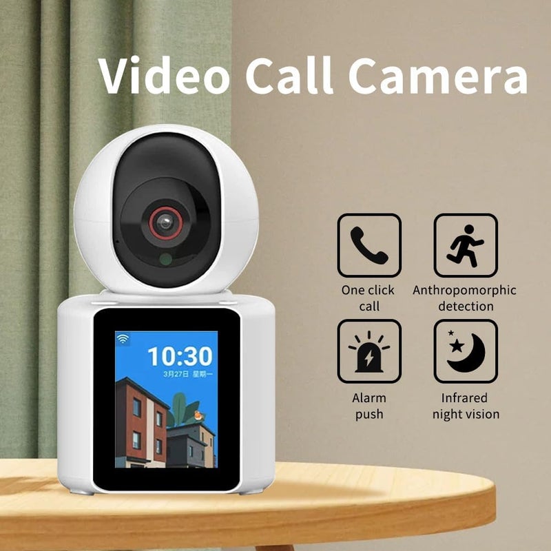 Generic Full HD WIFI Video Calling PT Camera with One-Click Call, Anthropomorphic Detection, and Infrared Night Vision via Mobile App  - Image 2