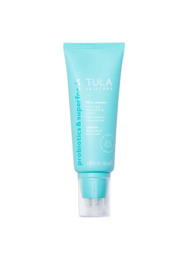 TULA TULA Skin Care Face Filter Blurring and Moisturizing Primer  Evens the Appearance of Skin Tone  Redness Hydrates  Improves Makeup Wear 