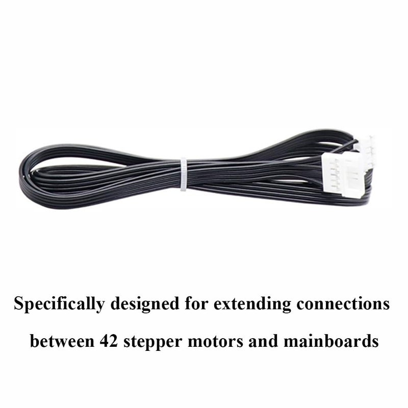 1M Black Stepper Motor Extension Cable For 42 3D Printer Mainboard Stable Connection - Image 4
