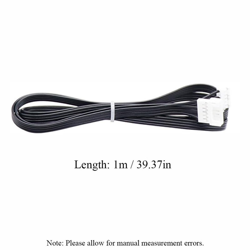 1M Black Stepper Motor Extension Cable For 42 3D Printer Mainboard Stable Connection - Image 3