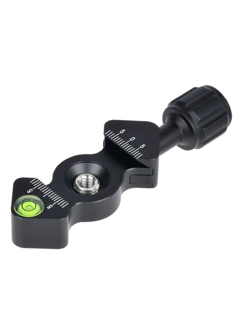 Universal Aluminum Alloy Tripod Clamp Black  - Image 1