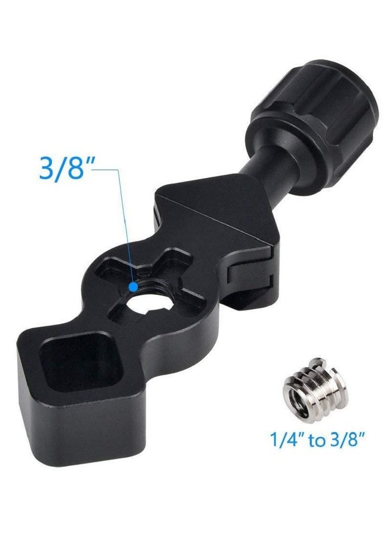 Universal Aluminum Alloy Tripod Clamp Black  - Image 5