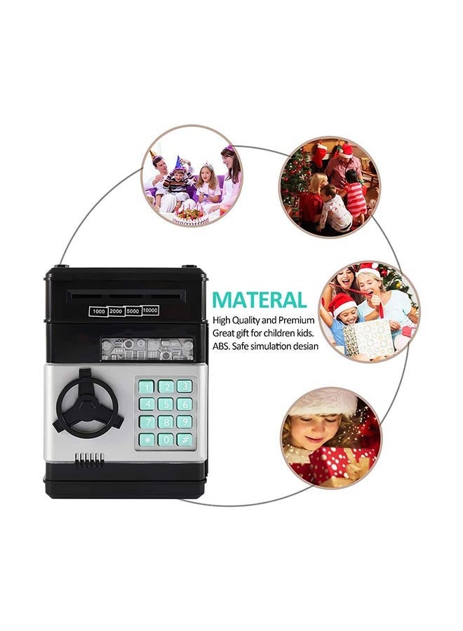Electronic Money Saving Box With Password Unique Detailed Design Durable 8x6x6inch - Image 5