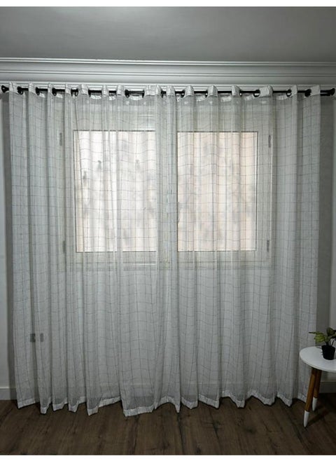 Sheers Curtains Linen -code 124-Color 7 (1 Panel )  Grommet