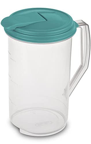 Sterilite ستريللايت 04860906 إبريق مشروبات، دائري، بلاستيك خالي من BPA، سعة 2 لتر - الكمية 1 - Image 1