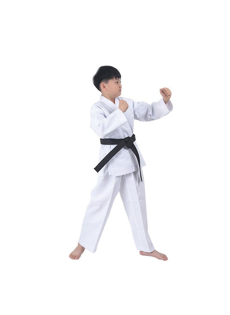 Y&D - Taekwondo Suit Set Sports Training Clothes Parts, Lightweight Student Karate Martial Arts Uniform with Belt 110cm - Image 1