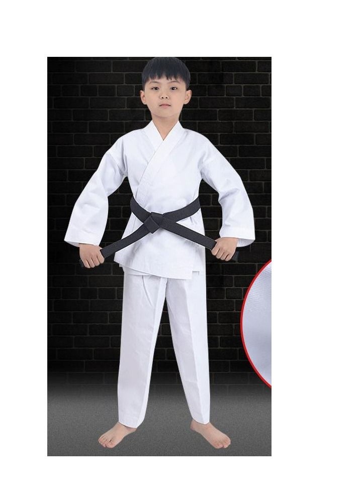 Y&D - Taekwondo Suit Set Sports Training Clothes Parts, Lightweight Student Karate Martial Arts Uniform with Belt 110cm - Image 1