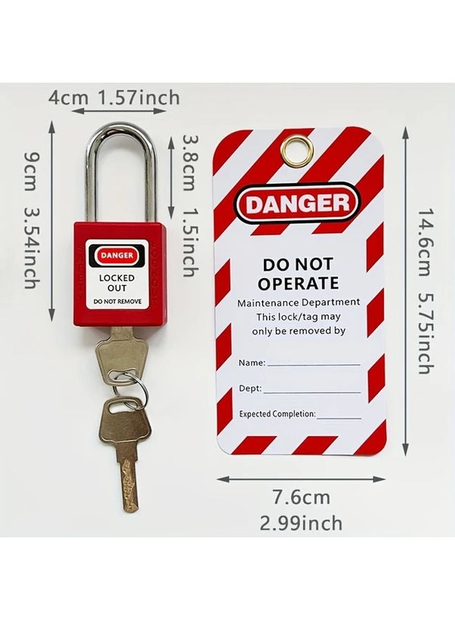 Heavy Duty Industrial Safety Lockout Padlock Model Lock BUJ 063 OSHA Compliant - Image 1