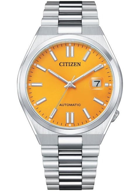 Men's Tsuyosa Automatic Yellow Dial Watch - NJ0150-81Z