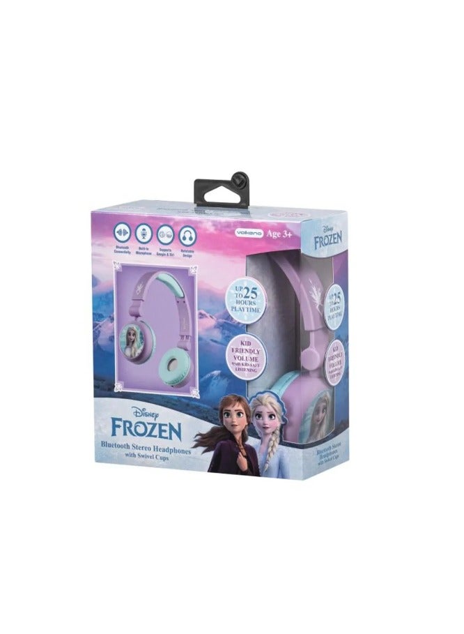Disney Frozen Bluetooth Headphone with Swivel Cups (DY-9966-FR) - Image 1