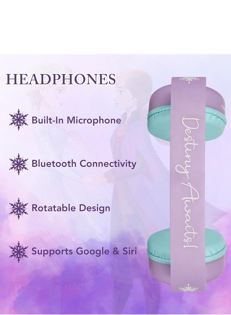 Disney Frozen Bluetooth Headphone with Swivel Cups (DY-9966-FR) - Image 3