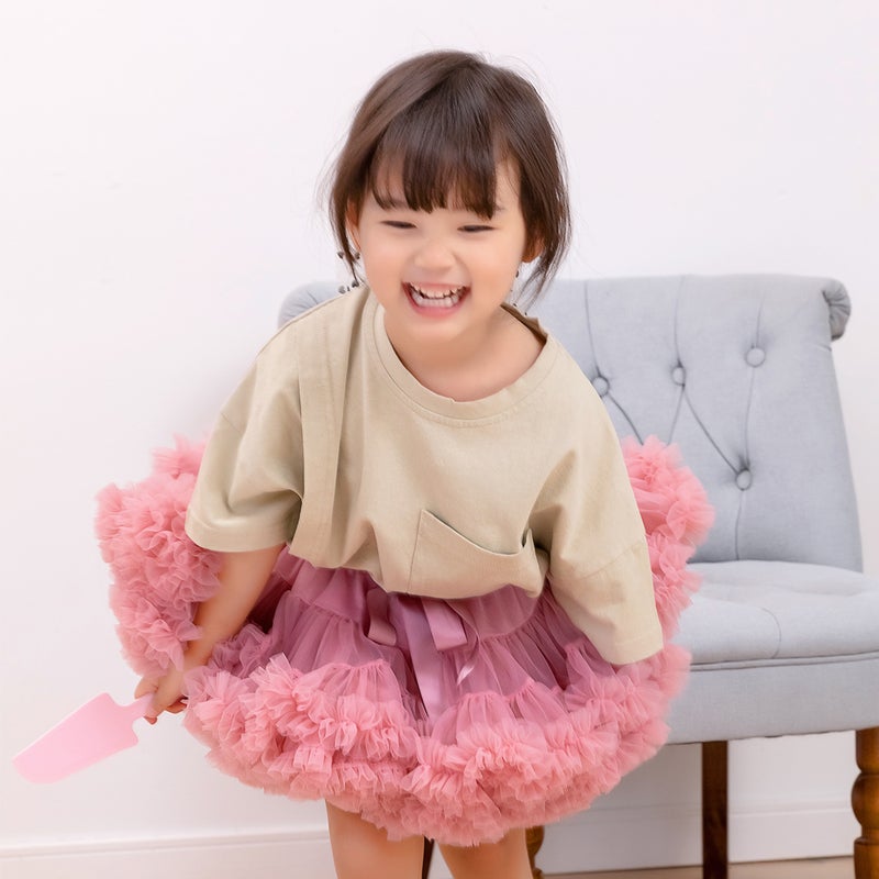 Filipino Pigeon New Generation Children's Pruffled Skirt European and American New Girls' Skirt Princess Tutu Skirt Super Pruffled Cake Skirt - Image 5