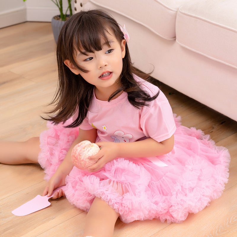 Filipino Pigeon New Generation Children's Pruffled Skirt European and American New Girls' Skirt Princess Tutu Skirt Super Pruffled Cake Skirt - Image 3