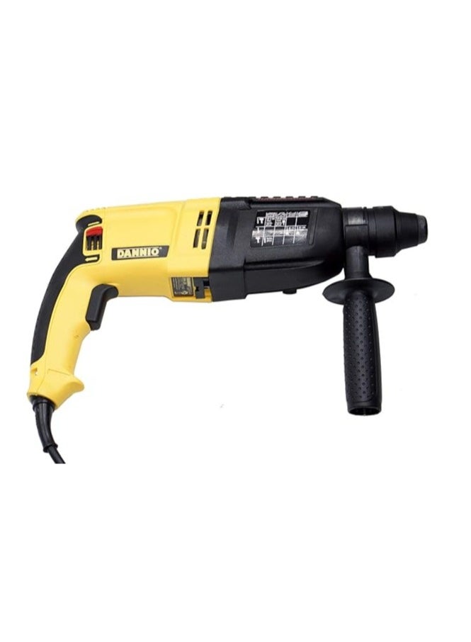 DANNIO Rotary Hammer Drill with Dual Drill Modes, 360° Rotating Auxiliary Handle, 26mm SDS-Plus, Concrete Power Tools with Case - 800 Watts (DN-26) - Image 5