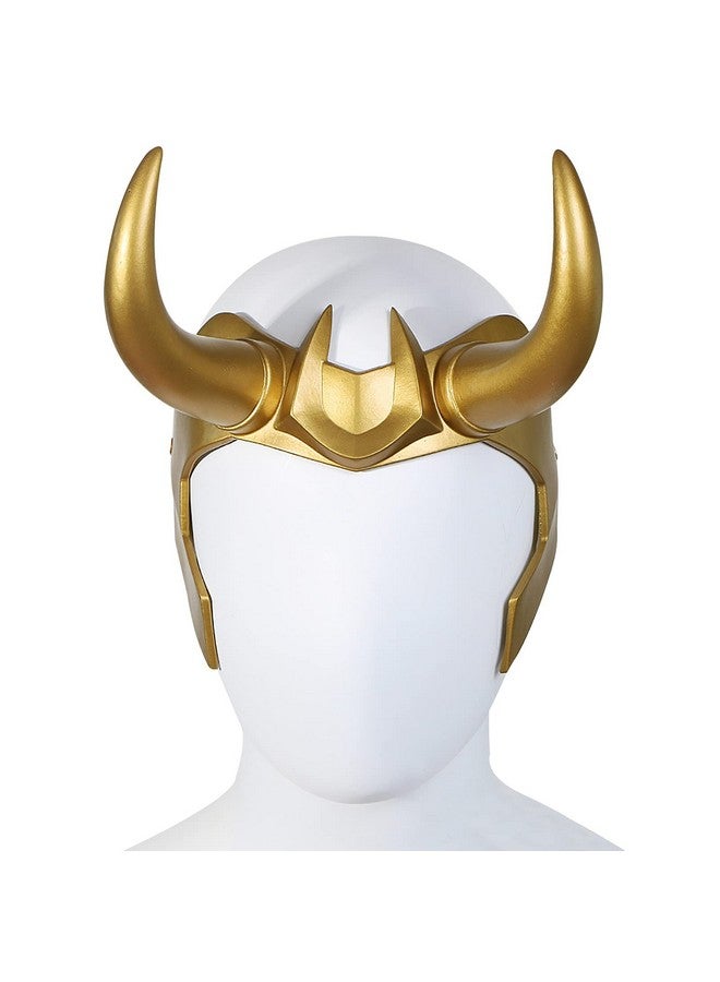 CAFELE Superhero Helmet Horns Cosplay, 2021 TV Superhero Series Movie Thor Ragnarok Crown Mask Halloween Costume Accessories, Superhero Helmet - Image 1