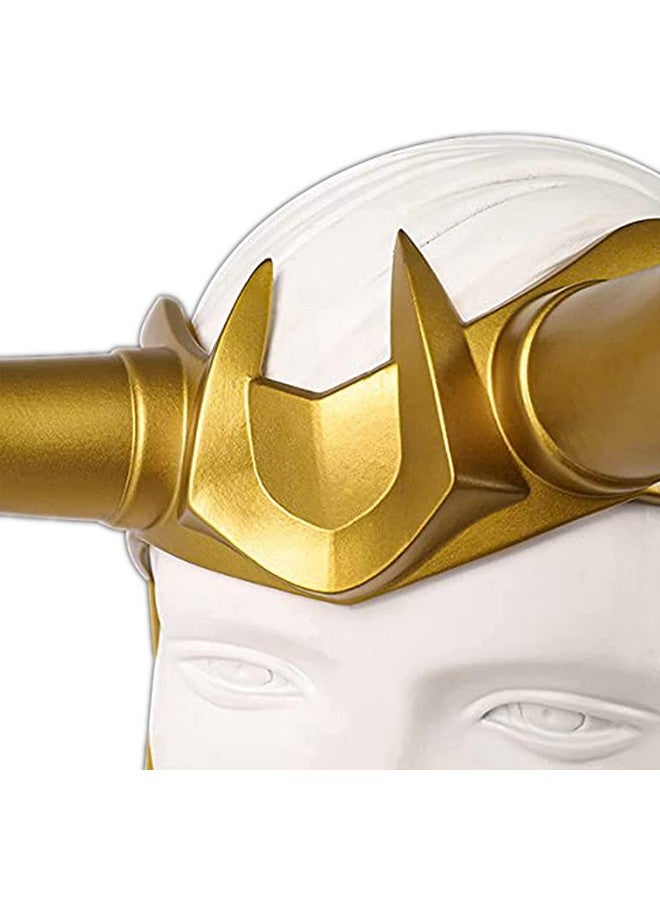 CAFELE Superhero Helmet Horns Cosplay, 2021 TV Superhero Series Movie Thor Ragnarok Crown Mask Halloween Costume Accessories, Superhero Helmet - Image 5