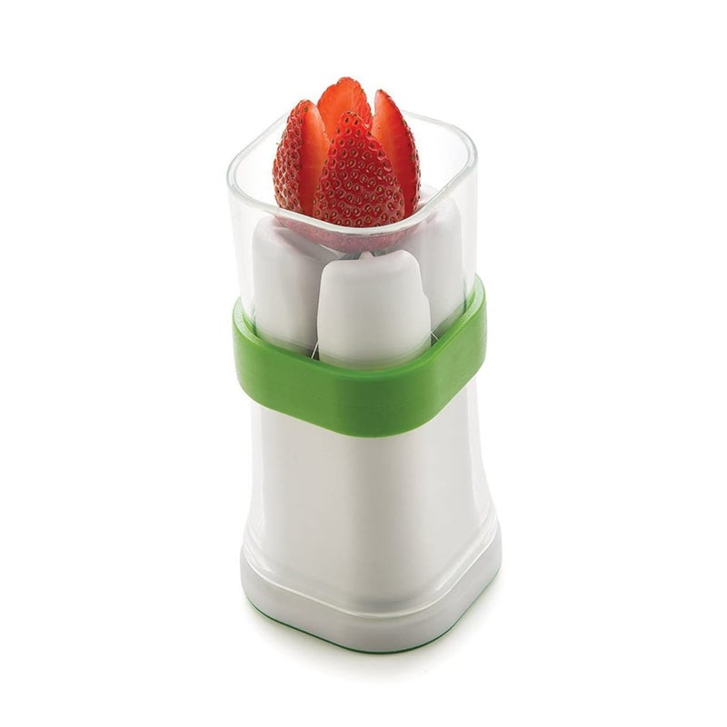 Multi Function Vegetable Cutter Compact Cucumber and Strawberry Slicer for Easy Cutting of Fruits and Veggies Lightweight Kitchen Tool - Image 5