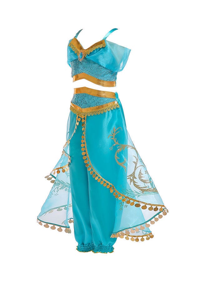 طقم فستان أميرات مكون من قطعتيّن 130سم - Image 3