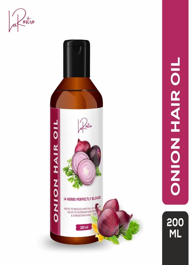 La Rostro Onion Hair Oil For Hair Growth & Hair Fall Control - 200ml (Pack of 1) - Image 2