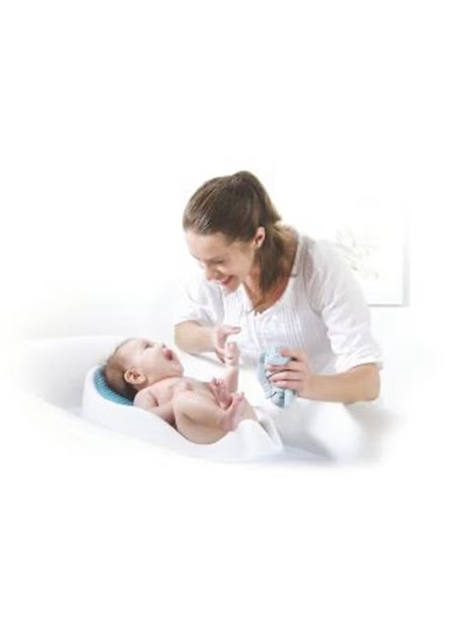 Silicone bath seat for babies and toddlers, blue color - Image 3