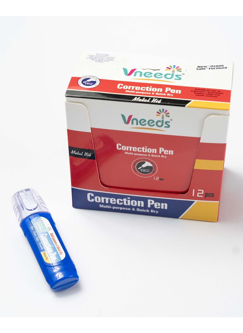Al-Okily Vneeds Correction Pen 12pcs 