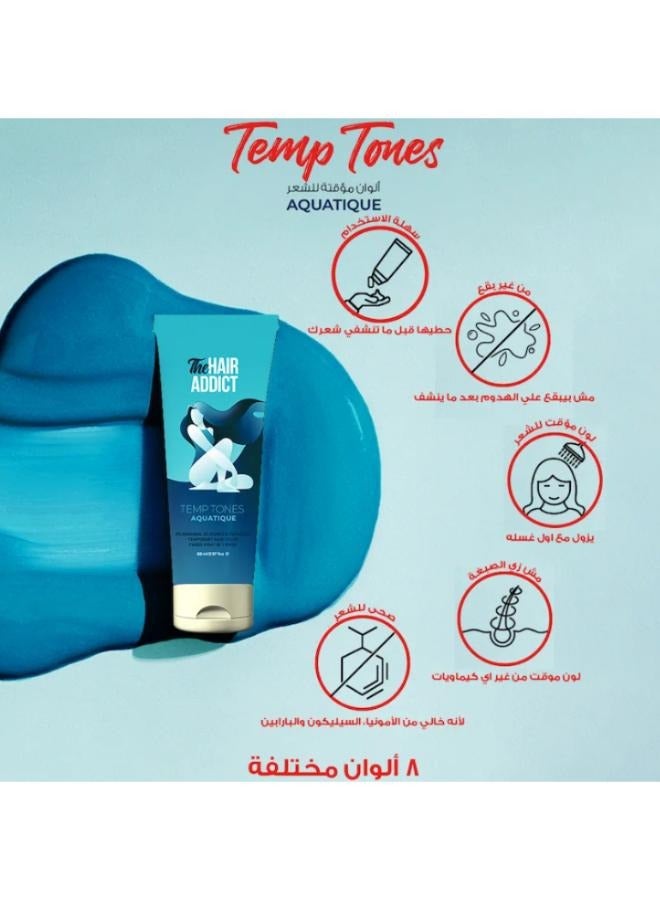 The Hair Addict Temp Tones  Aquatique 88ml - Image 2