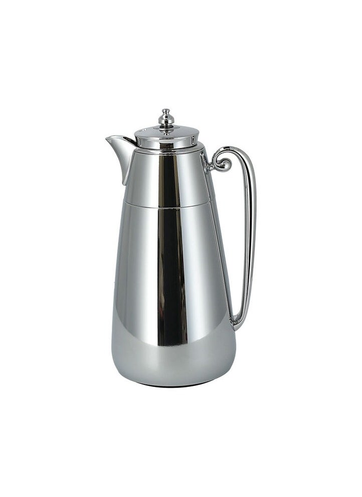 Dallaty - Dallaty set of 2 steel vacuum flask matt silver 1L - Image 1