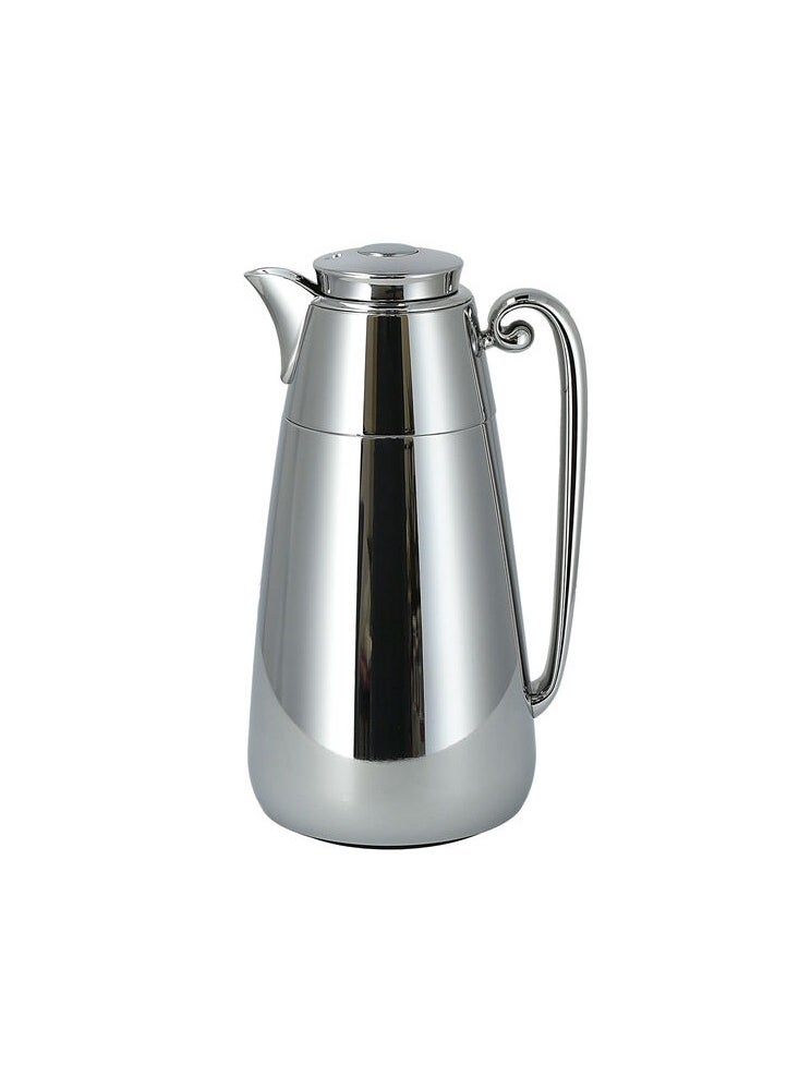 Dallaty - Dallaty set of 2 steel vacuum flask matt silver 1L - Image 1