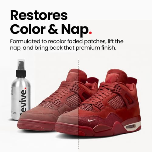 SHOEGR Revive Suede & Nubuck Restoration Spray | Suede Leather Shiner & Color Refresher | Works on All Colors | 200ml - Image 4