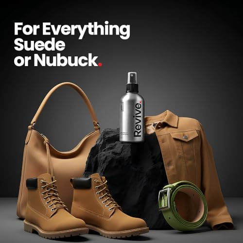 SHOEGR Revive Suede & Nubuck Restoration Spray | Suede Leather Shiner & Color Refresher | Works on All Colors | 200ml - Image 2