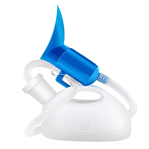 OOCOME Unisex Potty Urinal for Car, 68 OZ Travel Urinals Kit Male and Female Urination Device Toilet Urinal for Men and Women Bedpans Bottle Spill Proof for Hospital Camping Car Travel - Image 1