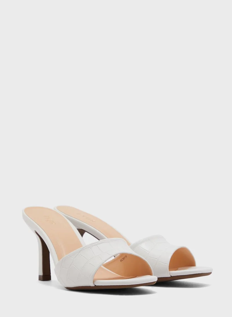 FYOR Casual Stiletto Heel Sandals