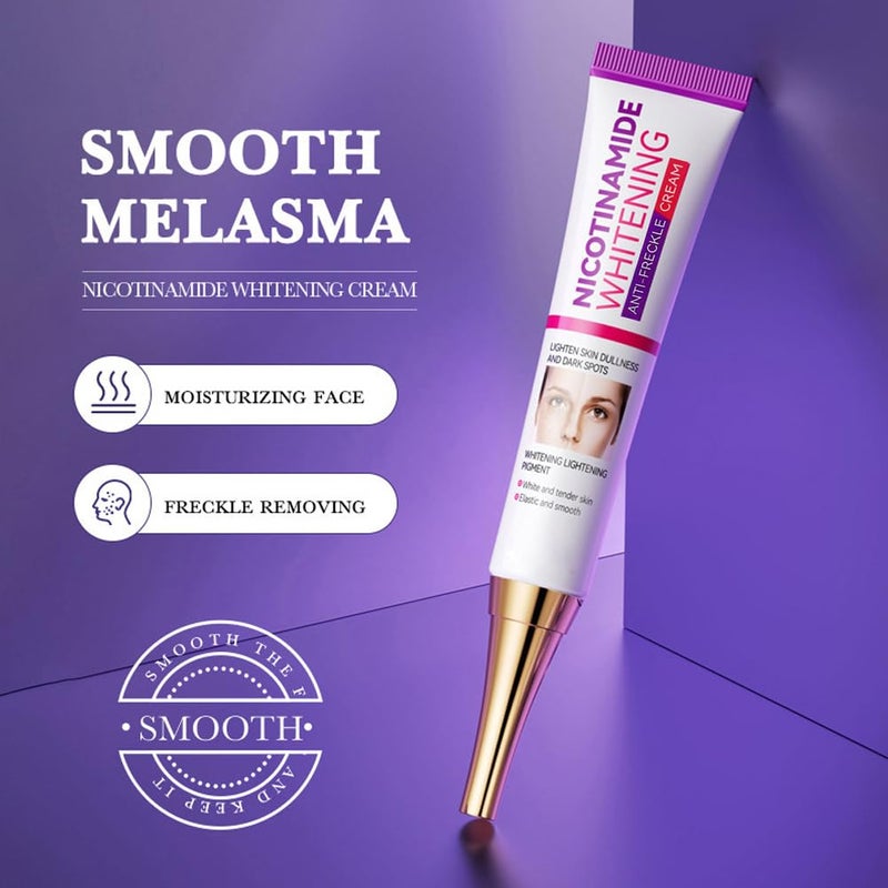 paminify Dark Spot Remover for Face,Nicotinamide Whitening Anti-Freckle Cream,Skin Dullness Lightening Body Cream,Visible Results in 28 Days,Smooth Melasma,Hyperpigmentation Age Dark Spot Corrector,0.7 oz - Image 4