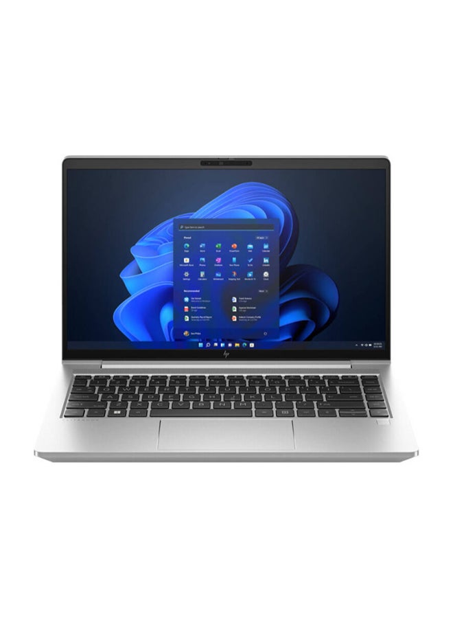 HP EliteBook 640 G10  Laptop With 14-Inch Full HD Display, Intel Core i5-1335U Processor/16GB RAM/512GB SSD/Intel Iris XE Graphics/DOS(Without Windows) English Silver Aluminium - Image 1