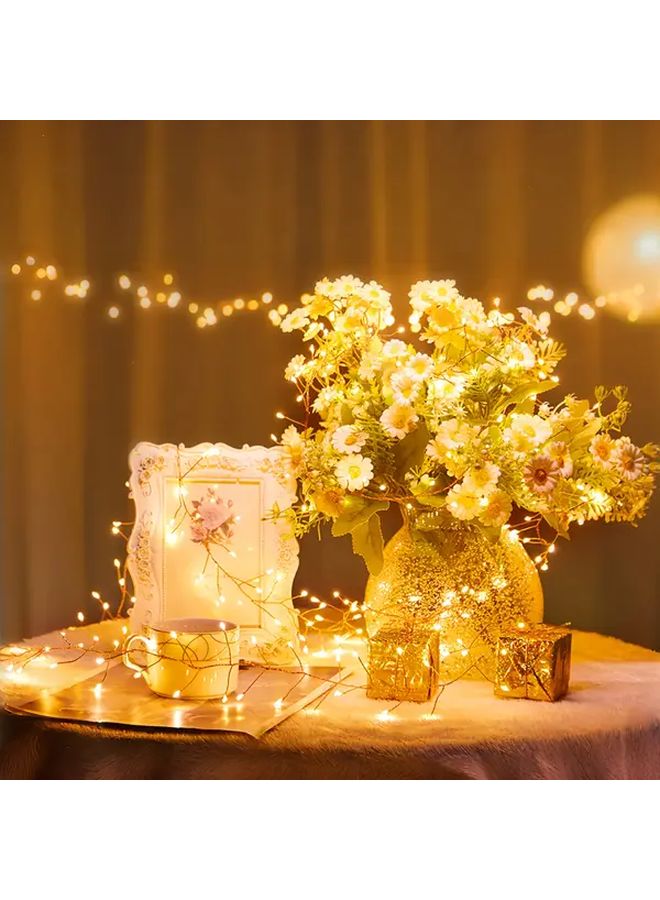 Warm Color USB Firecracker String Lights 100 200 LED 8 Modes Golden Fireworks Design For Wedding Party Outdoor Decor - Image 1