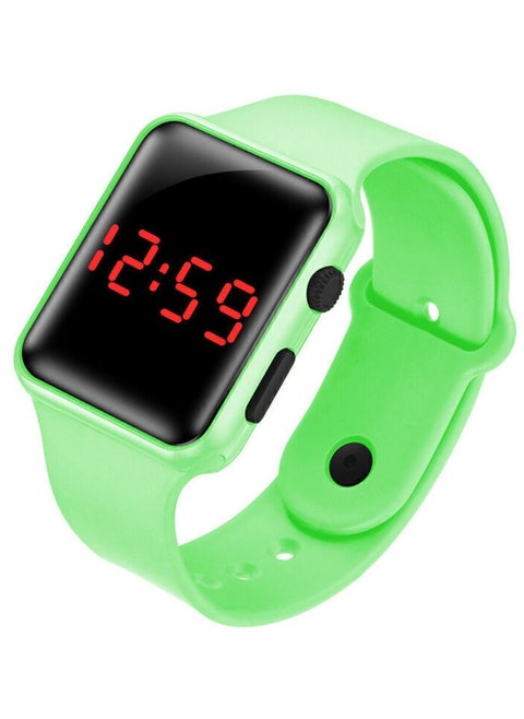 Large digital stopwatch with time and date display for children and adults