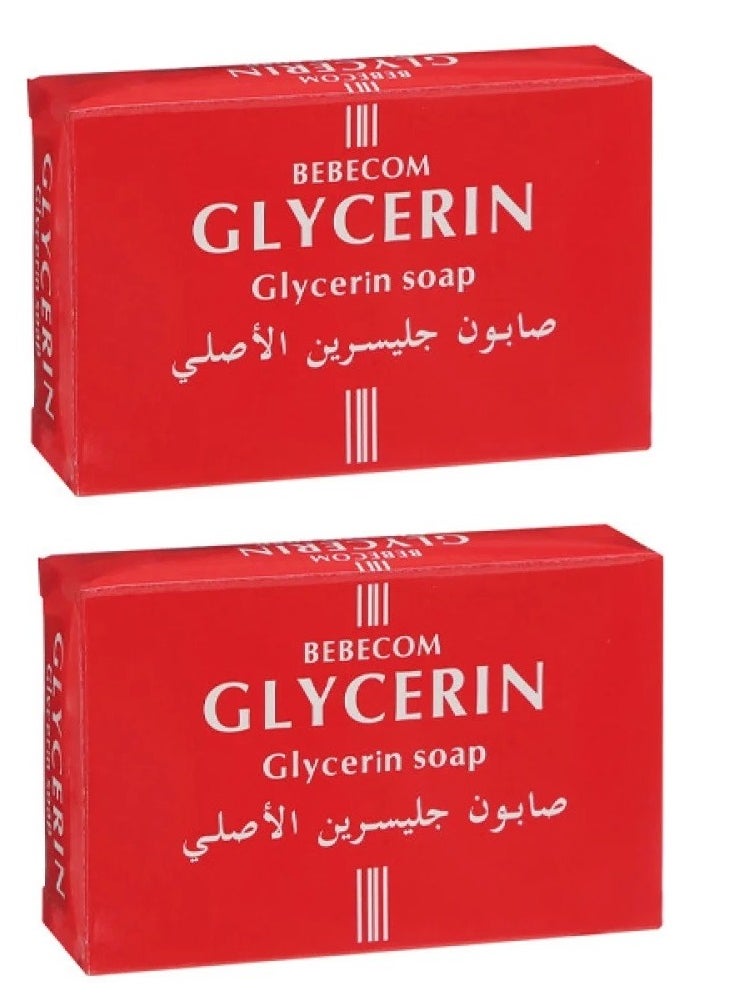 بيبكوم - قطعتين من صابون الجلسرين الأصلي 125 جرام - Image 1