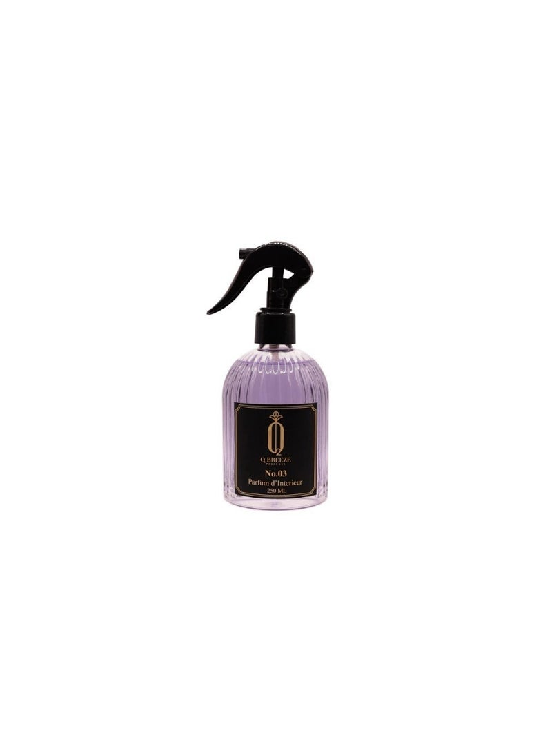 BREEZE PERFUMES Air Freshener Spray 250 Ml | Home, Room and Office | Premium Long-Lasting Freshness | No.03 - Image 1