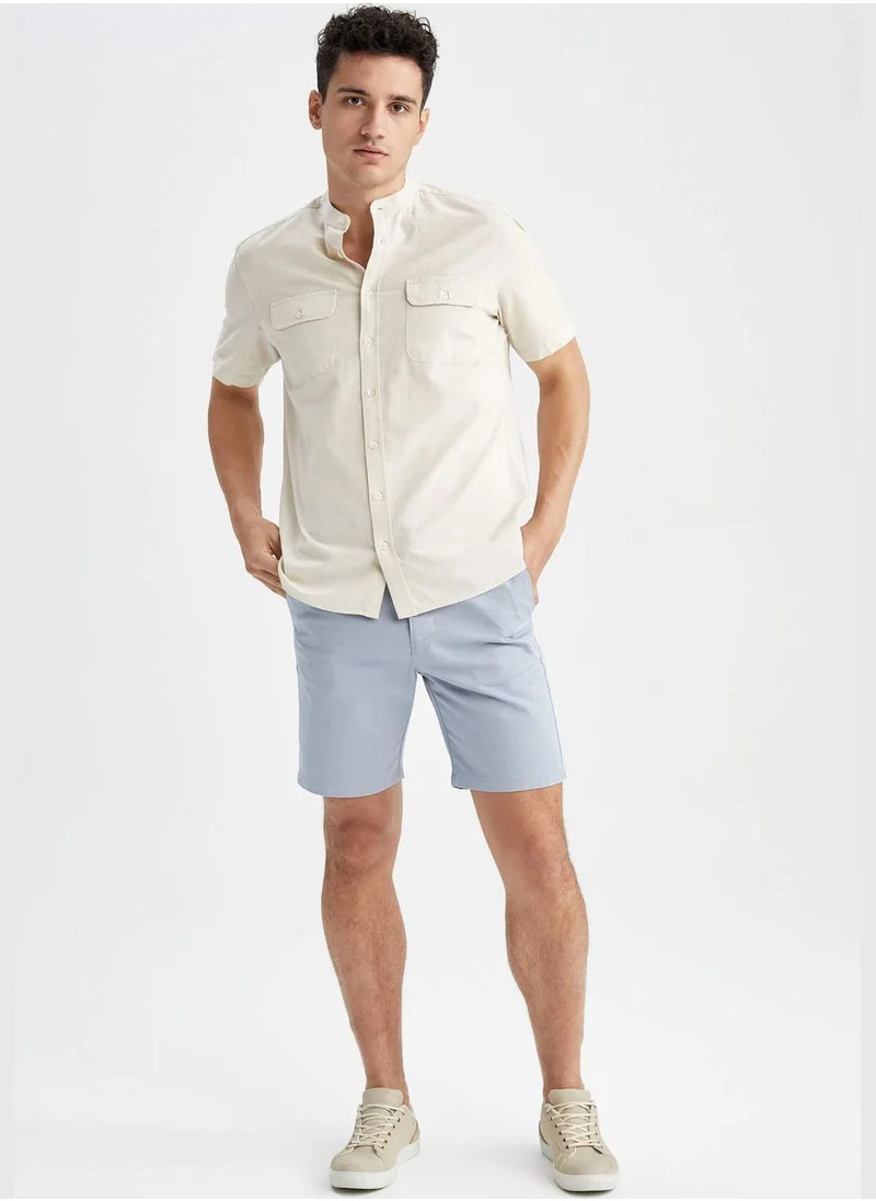 DeFacto Man Woven Short Sleeve Shirt