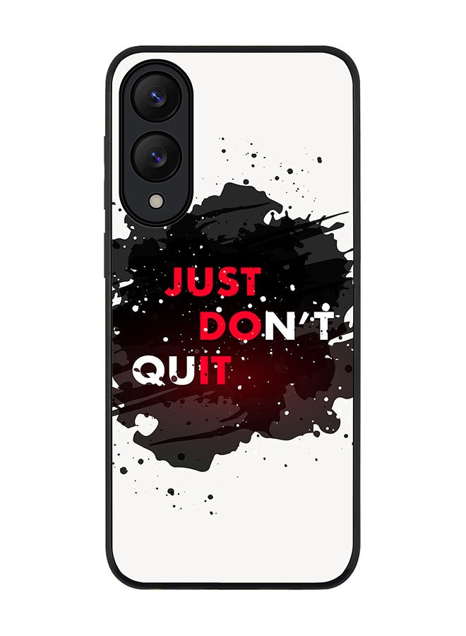 Stylizedd For Samsung Galaxy S25 Edge Case,Slim fit Camera Protection, Shockproof Thin Phone cover  - Just don't quit