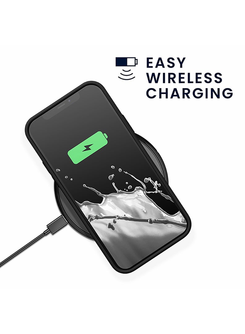 Theodor Protective Slim Fit Case Liquid Silicone Cover with Full Body Protection Anti-Scratch Shockproof Case For Apple iPhone 12 (Black) Labubu (10) - Image 4