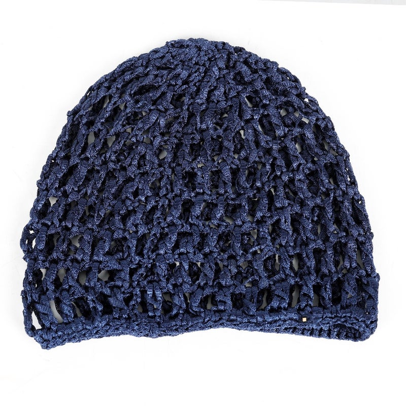 Musily Women's Knitted Mesh Hair Net Hat - Hollow Fishnet Head Wrap