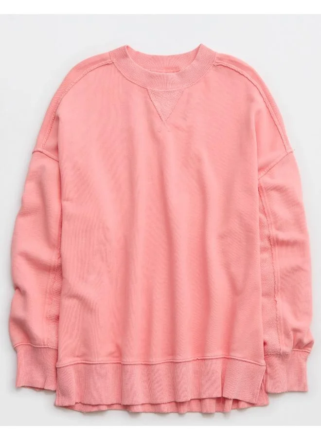 آري من امريكان ايجل Aerie Big Chill Crew Sweatshirt