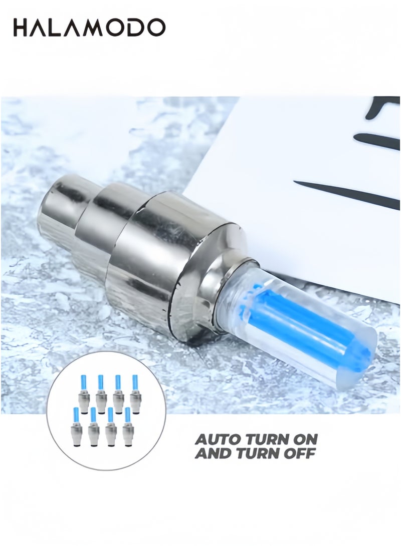 هالامودو إضاءة LED للدراجات 2 قطعة عاكسات إضاءة عجلة دراجة ضوء سيارة إكسسوارات دراجات إضاءة LED مقاومة للماء عصا إضاءة دراجة متوهجة إضاءة ساطعة للدراجات والدراجات الهوائية - Image 3